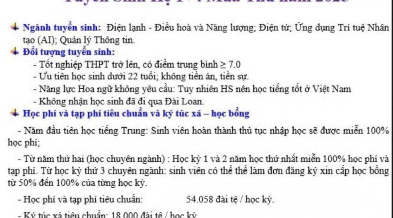 Đại học KHCN Quốc lập Cần Ích Tuyển Sinh Đại học KHCN Quốc lập Cần Ích Tuyển Sinh